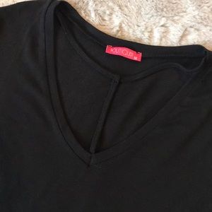 Black Cut-Out Sweater